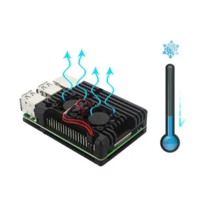Armor Raspberry Pi 3B+ Case with Dual Fan