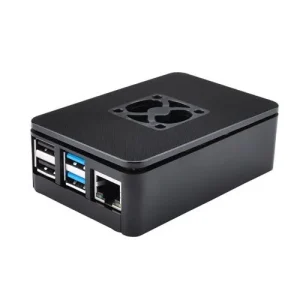 ABS Plastic Raspberry pi 4B case with fan-7