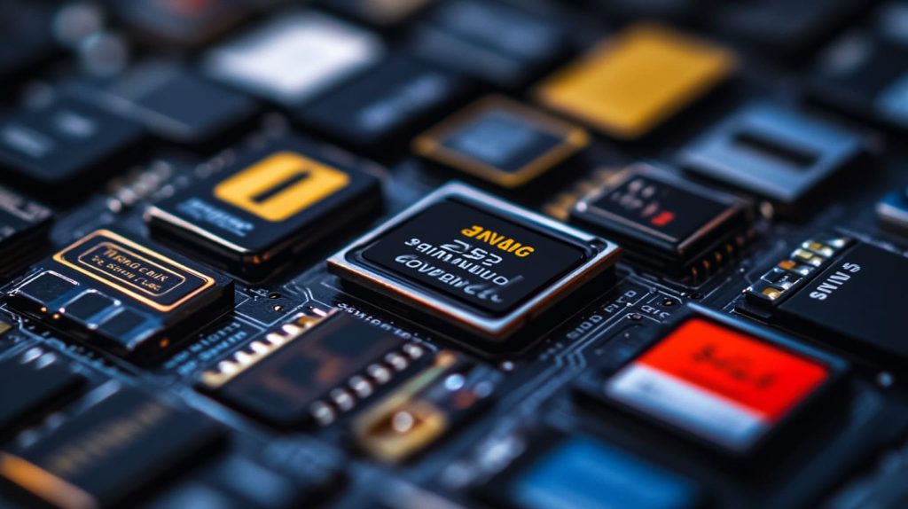 Close-up of high-quality SD cards with brand labels-1