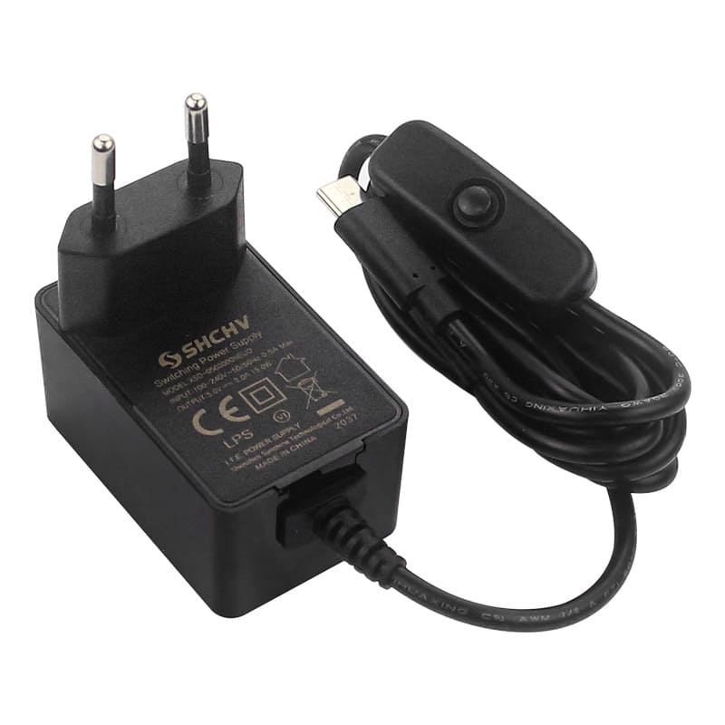 5V 3A Power Adaptor for Pi 4B