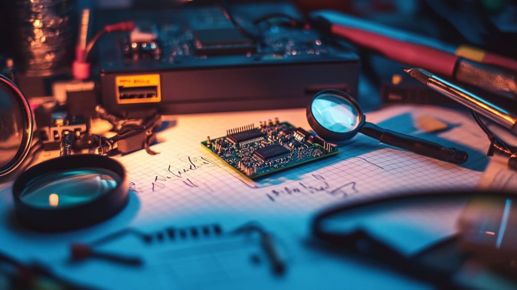 A Raspberry Pi setup with tools for troubleshooting-1