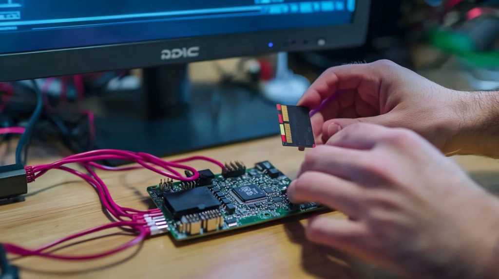 A beginner setting up a Raspberry Pi-1