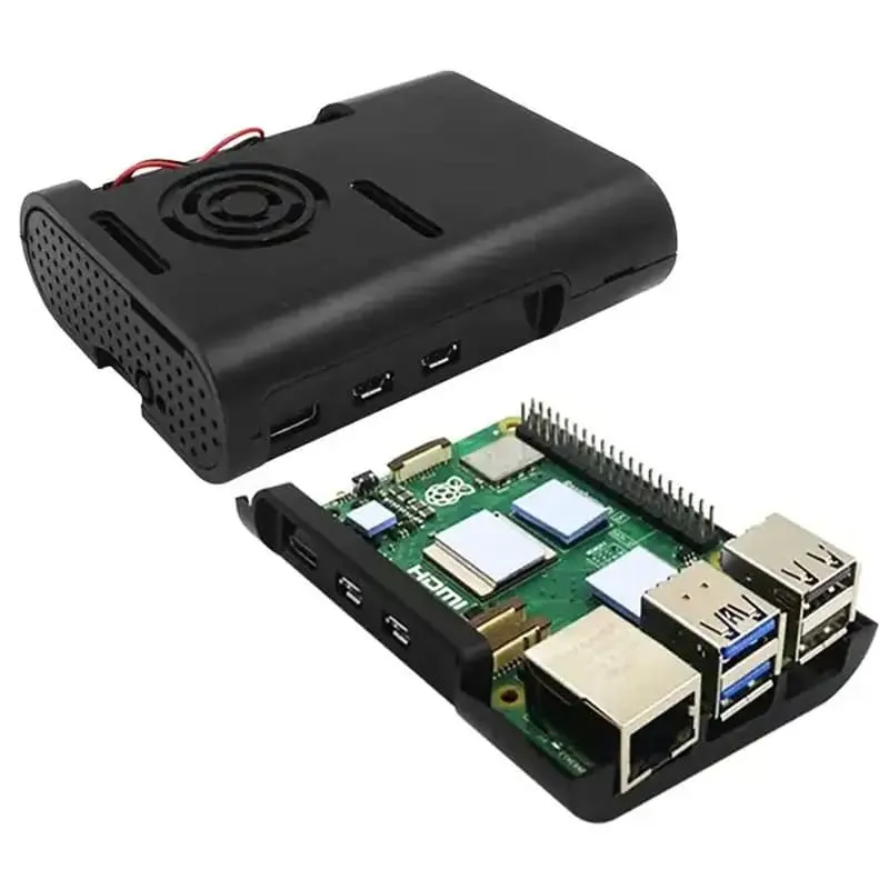 ABS Plastic Case with Fan for Pi 5 (5)