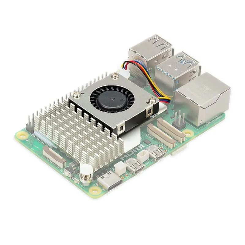 Aluminum heatsink Fan Radiator for Pi 5 (1)
