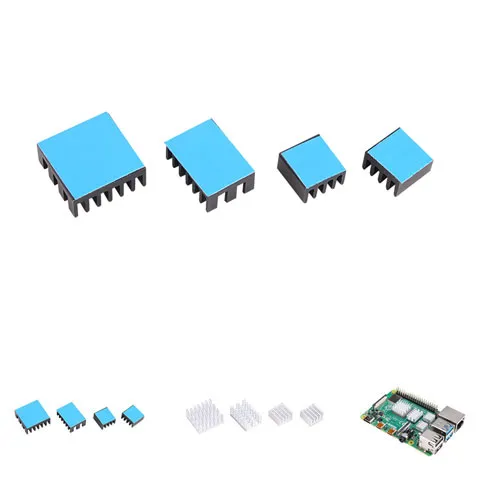 Anodized Aluminum Heatsink for Pi 4 B (2)