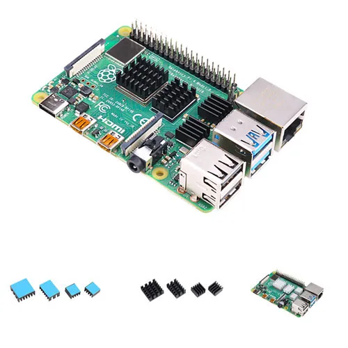 Anodized Aluminum Heatsink for Pi 4 B (3)