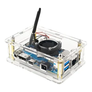 Orange Pi 4 LTS Acryulic Case with Fan