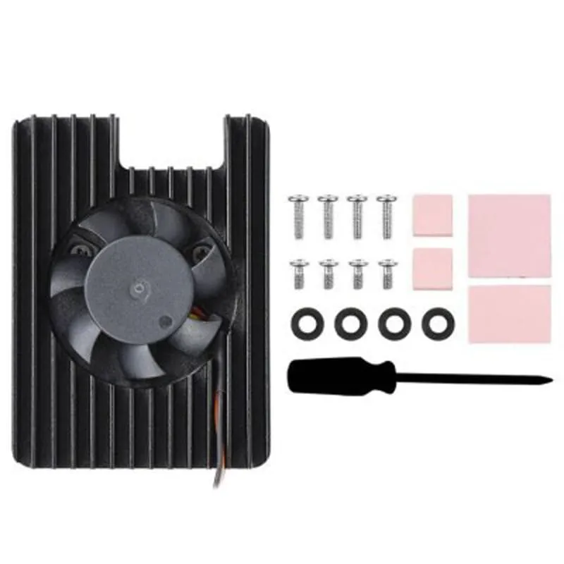 Raspberry CM4 Heatsink And Cooling Fan Kit