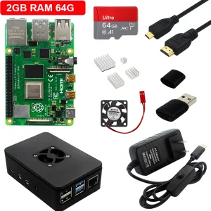 Raspberry Pi 4 Model B Starter Kits ( ABS Case)