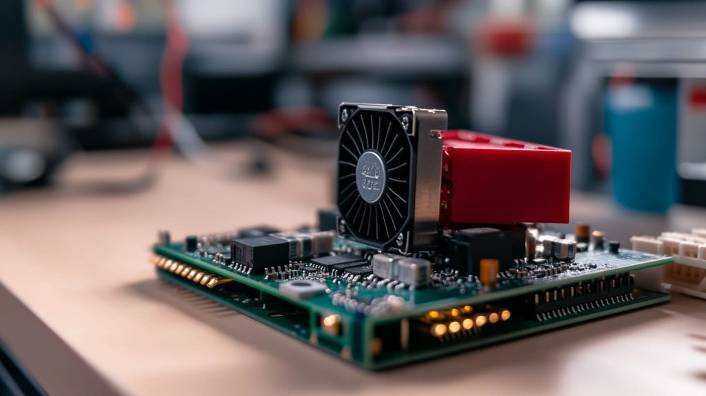 Raspberry Pi with a Fan (3)
