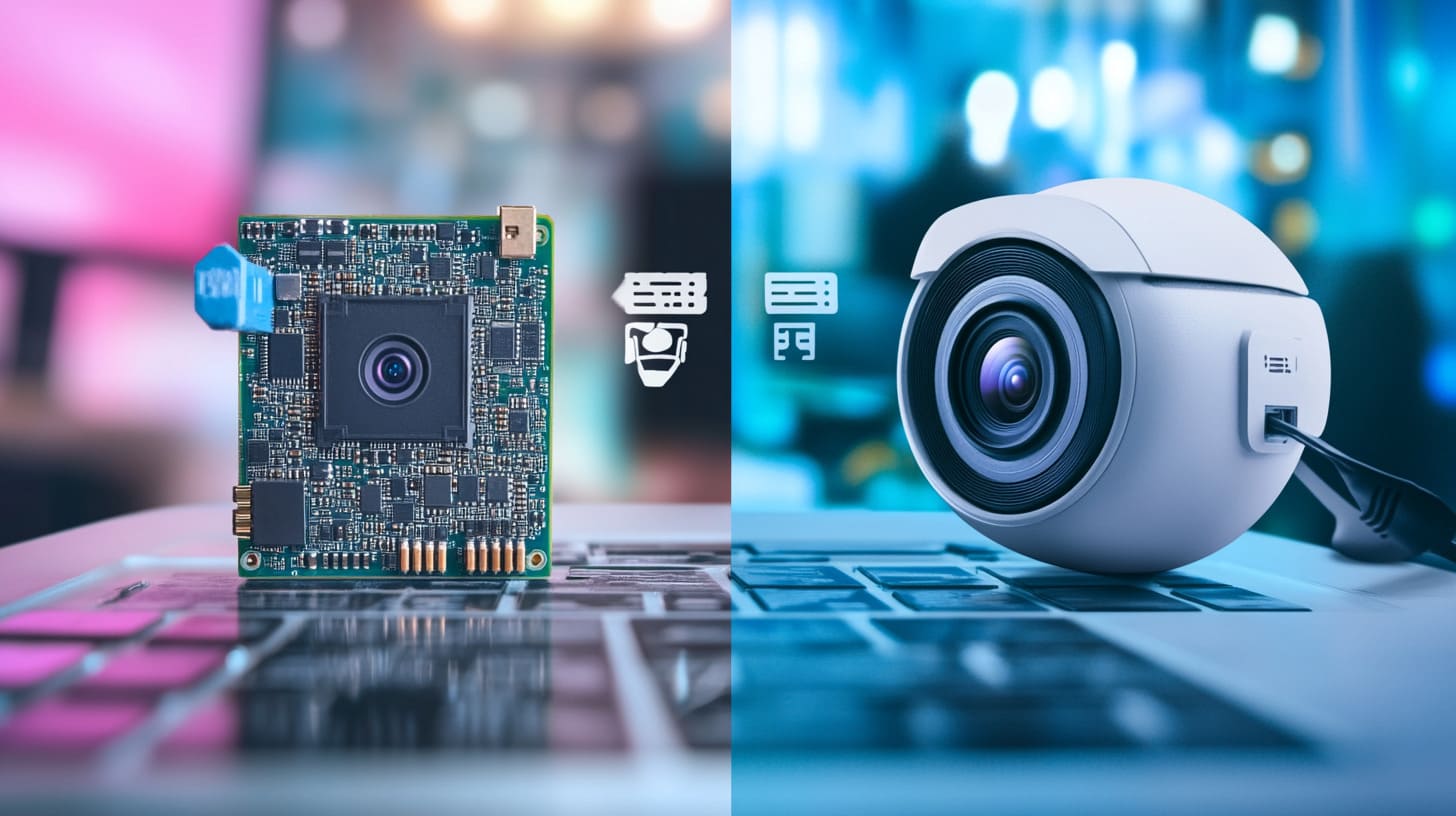 Raspberry High Quality Camera vs Webcam-MaidaTech