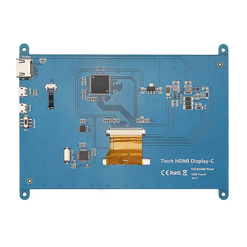 7 inch IPS LCD with Capacitive Touch Display forRaspberry Pi (3)