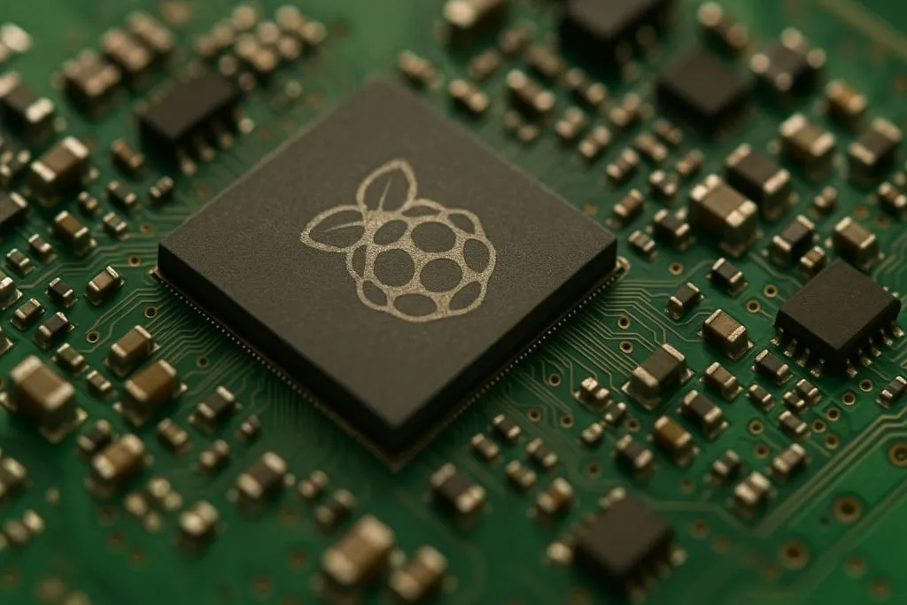 CPU of a Raspberry Pi (6)